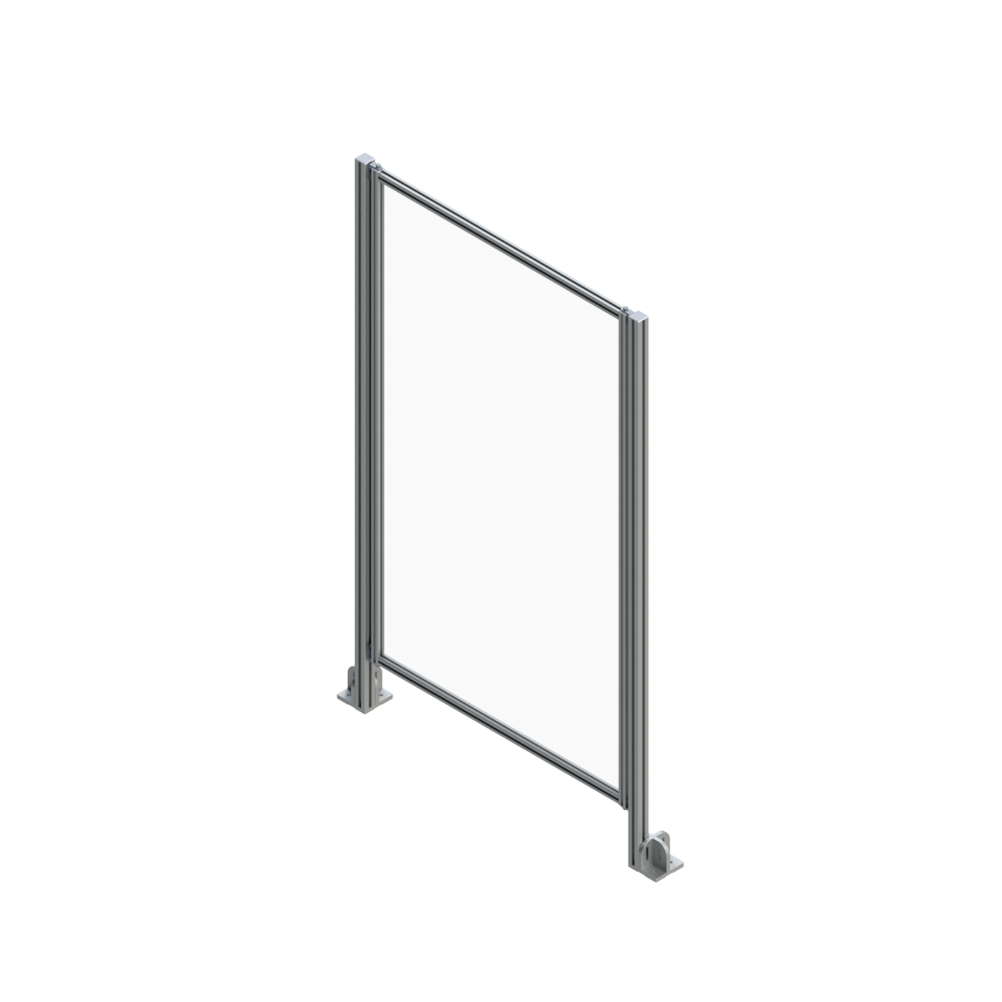 Guarda de Seguridad Industrial con Panel de Policarbonato