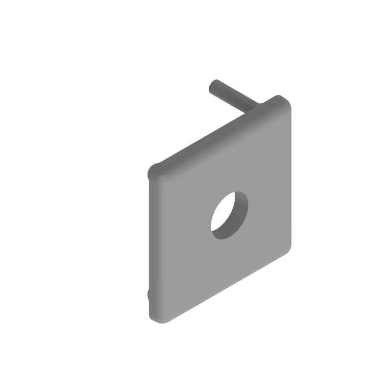 Tapa para Perfil de Aluminio 30x30 con Orificio | Bosch Rexroth